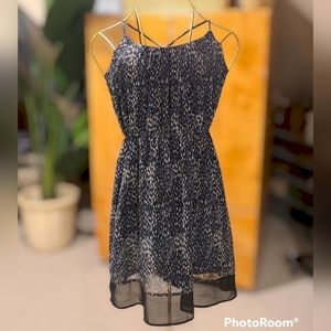 Forever 21 Women's Navy Midi Dress, Size L